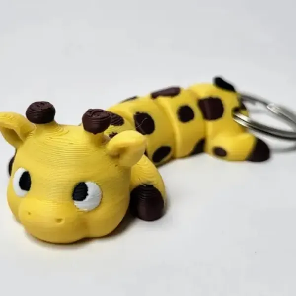 Giraffe Flexi keychain