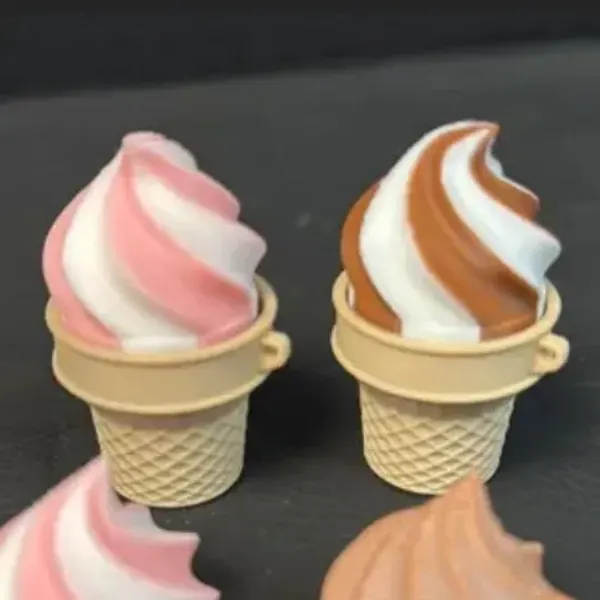 Ice Cream Clicker keychain