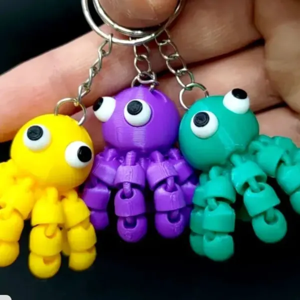 Octopus Flexi keychain