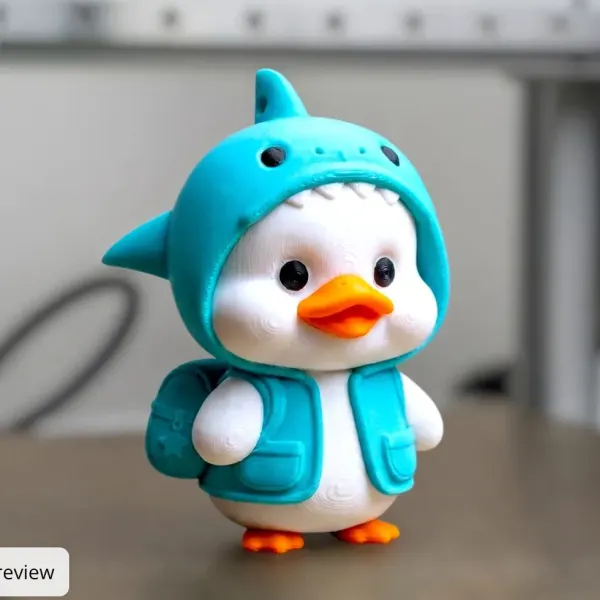 Snow Duck keychain